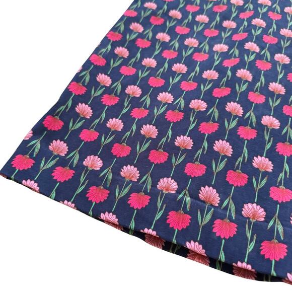 J. Crew Sheath Dress Women's Size 10 Navy Pink Floral Tailored Mini 1259 - Picture 6 of 16